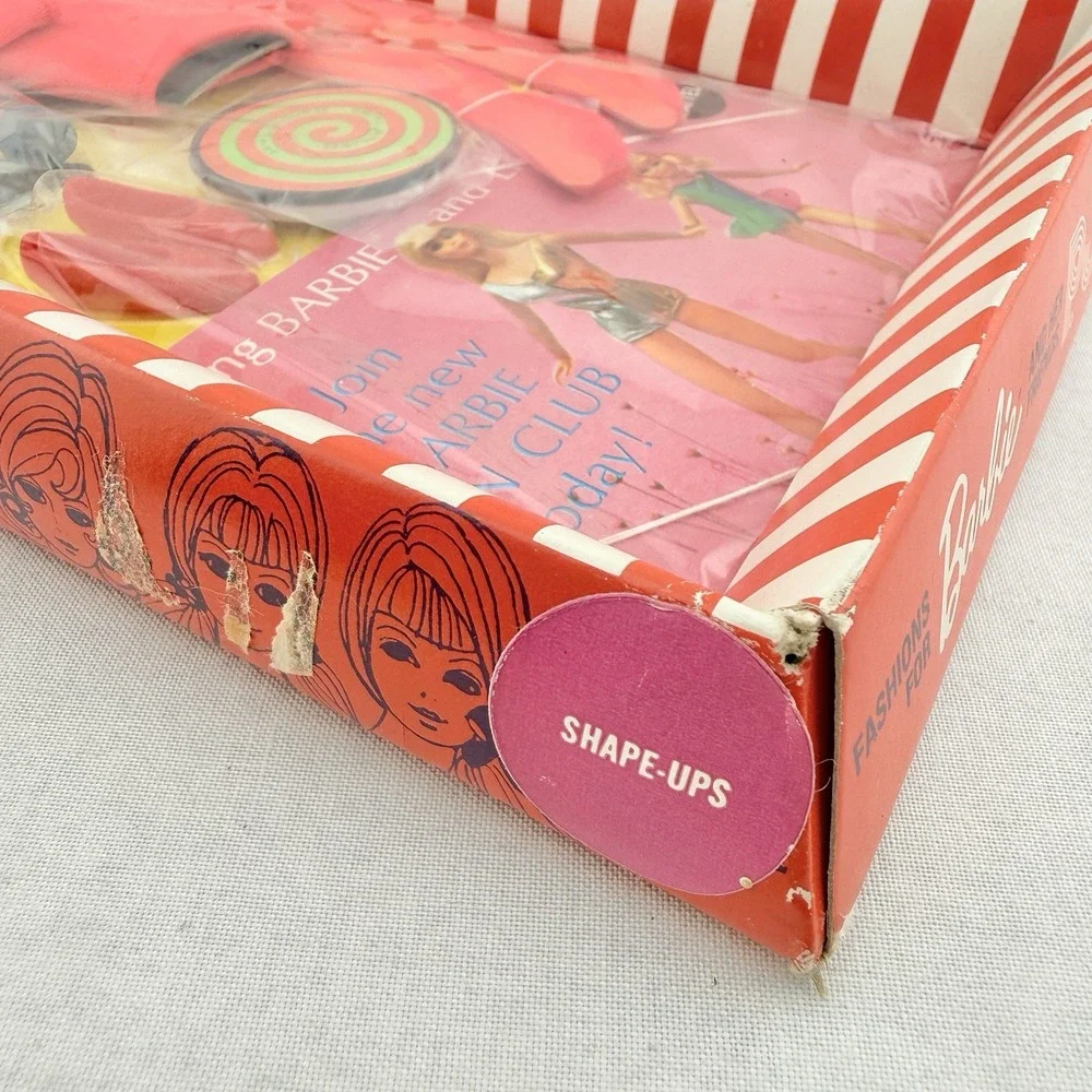 Vintage Barbie Shape-Ups #1782 Complete Never Opened Box Japan 1969 Stacey PJ